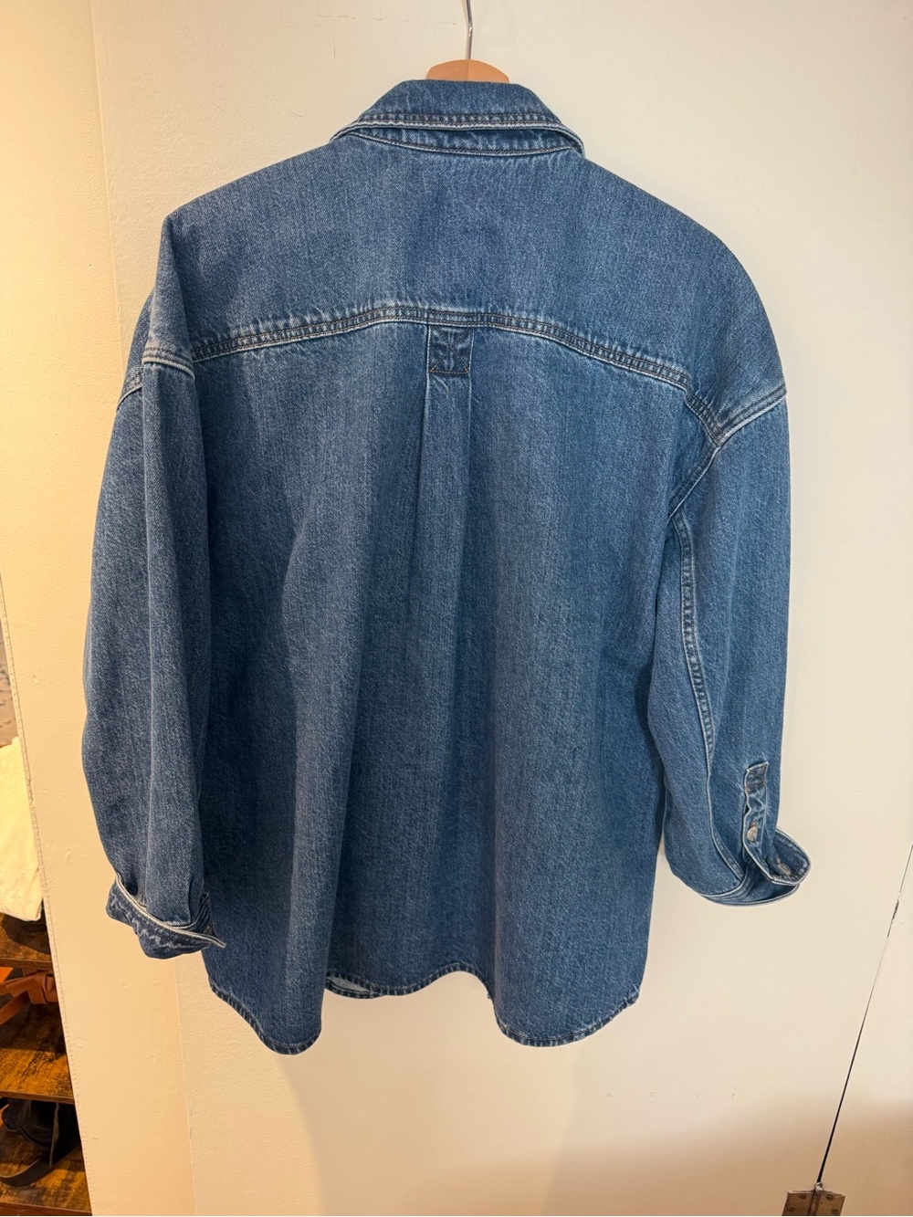 Madewell Oversized Denim Shacket - Picture 3 of 3